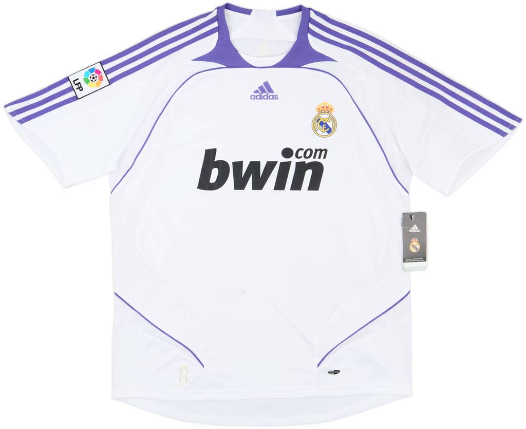 2007-08 Real Madrid Home Shirt (L)
