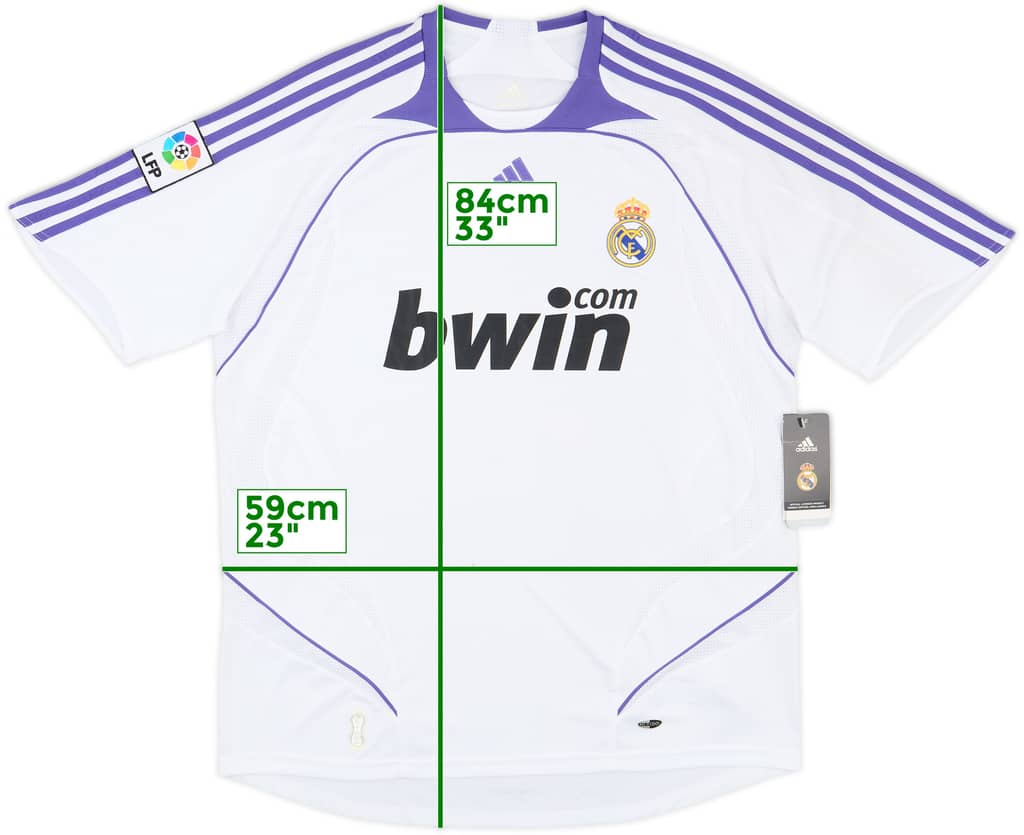 2007-08 Real Madrid Home Shirt (L)