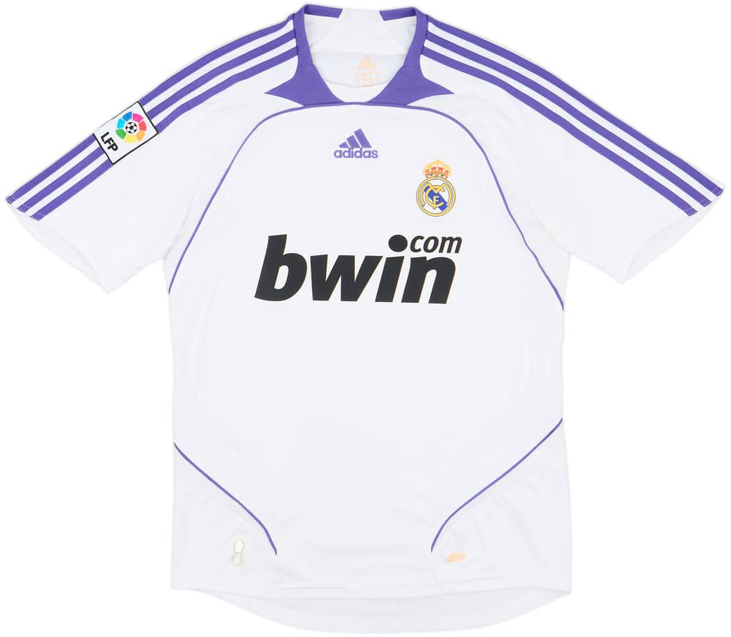 2007-08 Real Madrid Home Shirt - 8/10 - (S)
