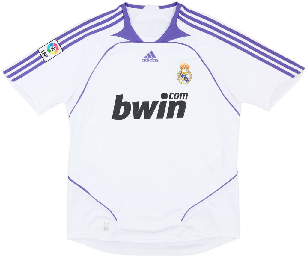 2007-08 Real Madrid Home Shirt - 6/10 - (L)
