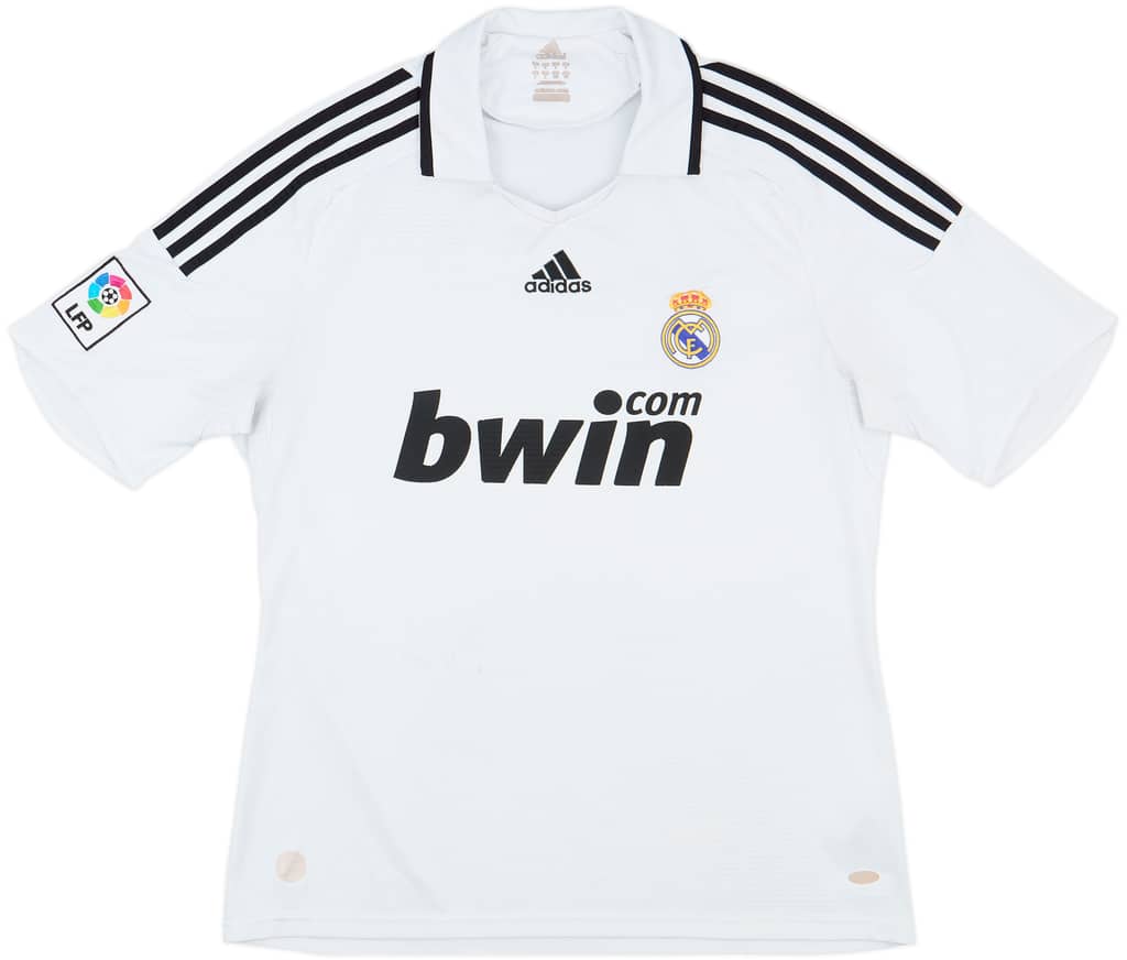 2008-09 Real Madrid Home Shirt - 6/10 - (L)