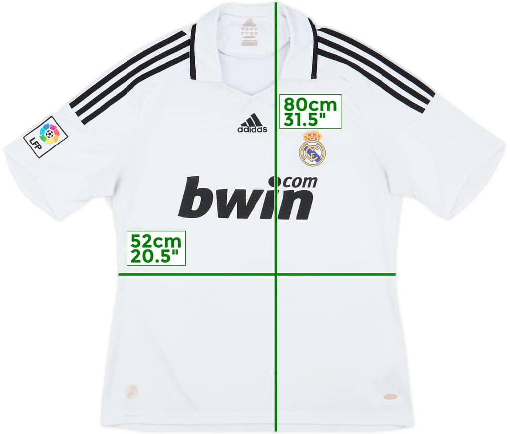 2008-09 Real Madrid Home Shirt - 6/10 - (L)