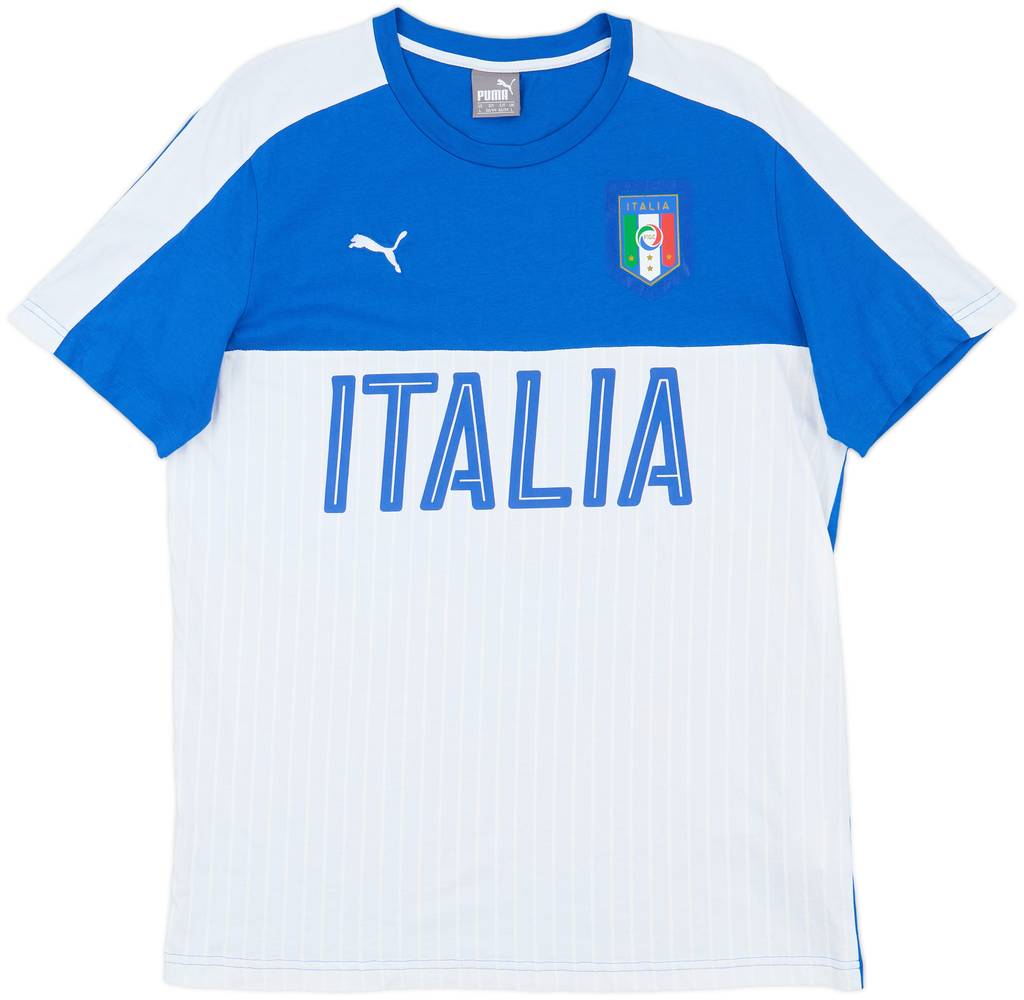 2016-17 Italy Puma Cotton Tee - 9/10 - (L)