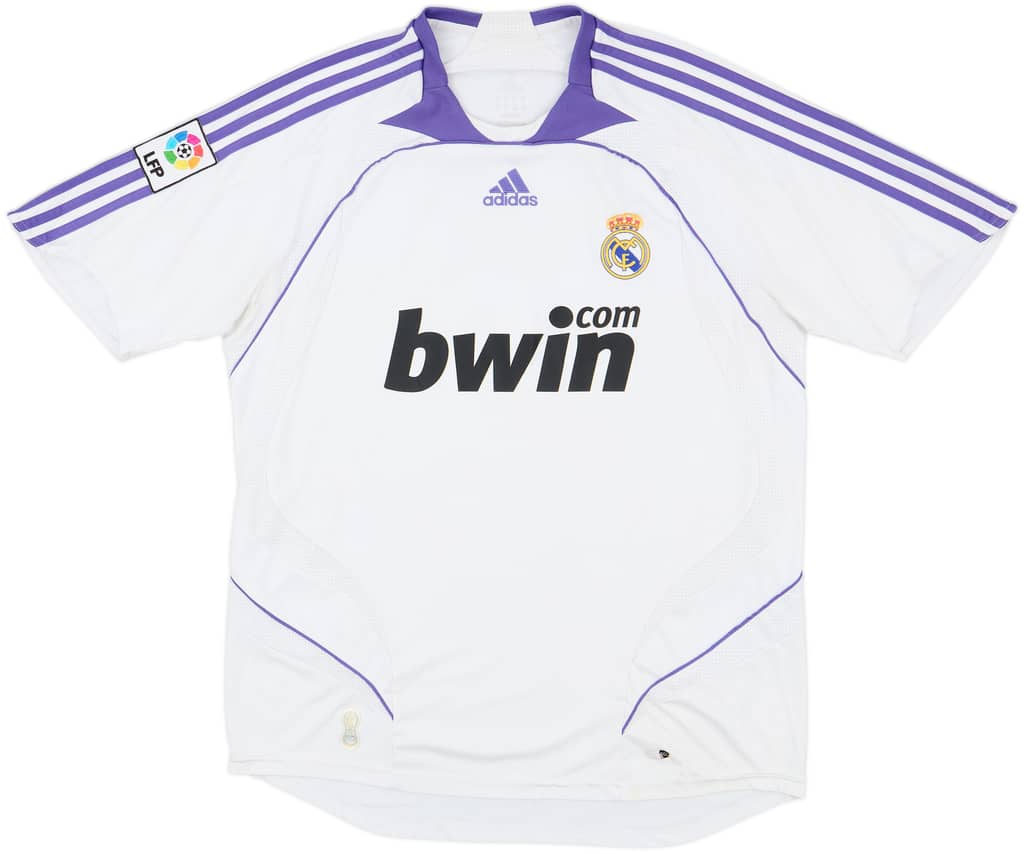2007-08 Real Madrid Home Shirt - 6/10 - (L)