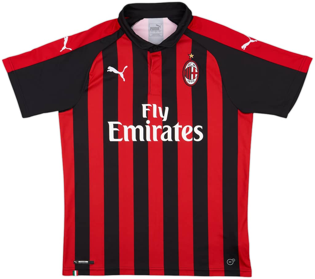 2018-19 AC Milan Home Shirt - 10/10 - (L)