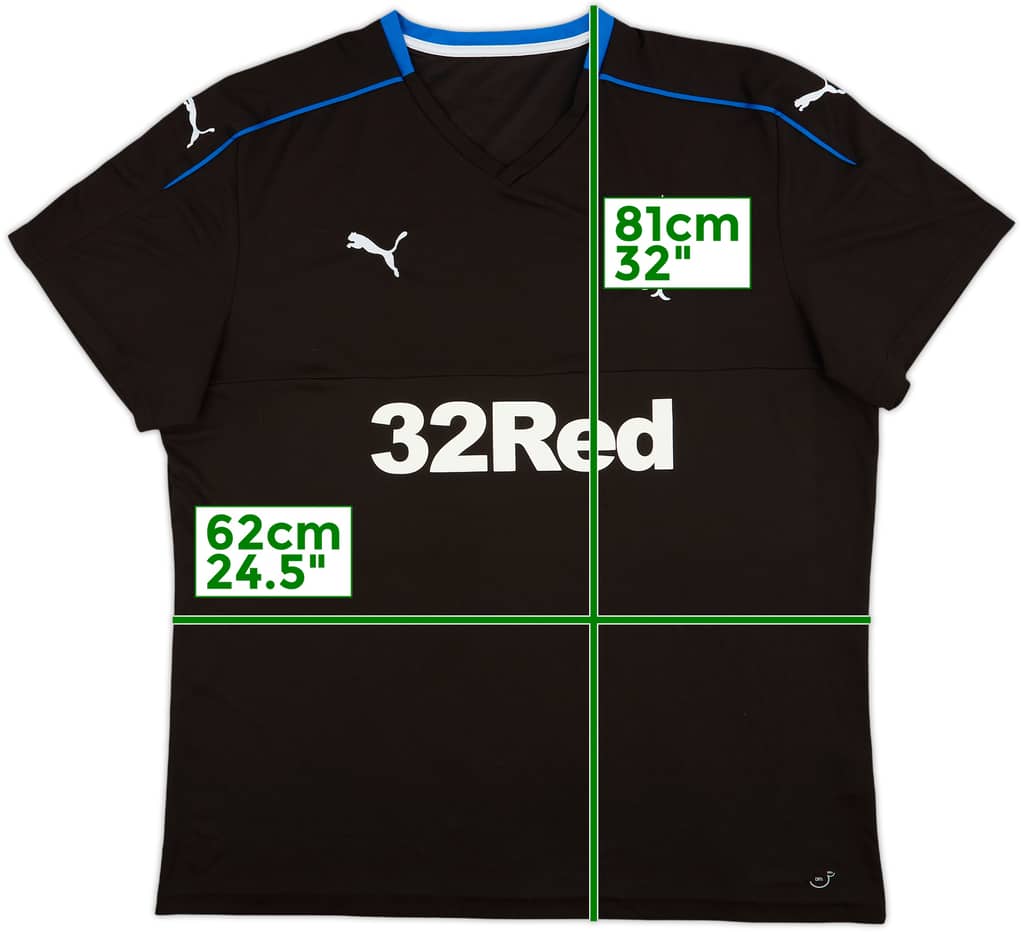 2017-18 Rangers Third Shirt - 9/10 - (3XL)