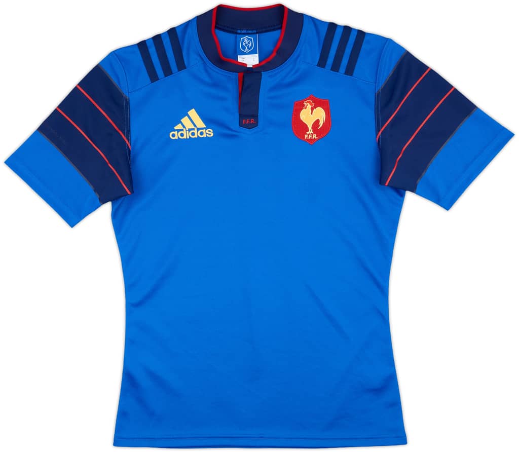 2015 France Rugby Home Shirt - 9/10 - (S)