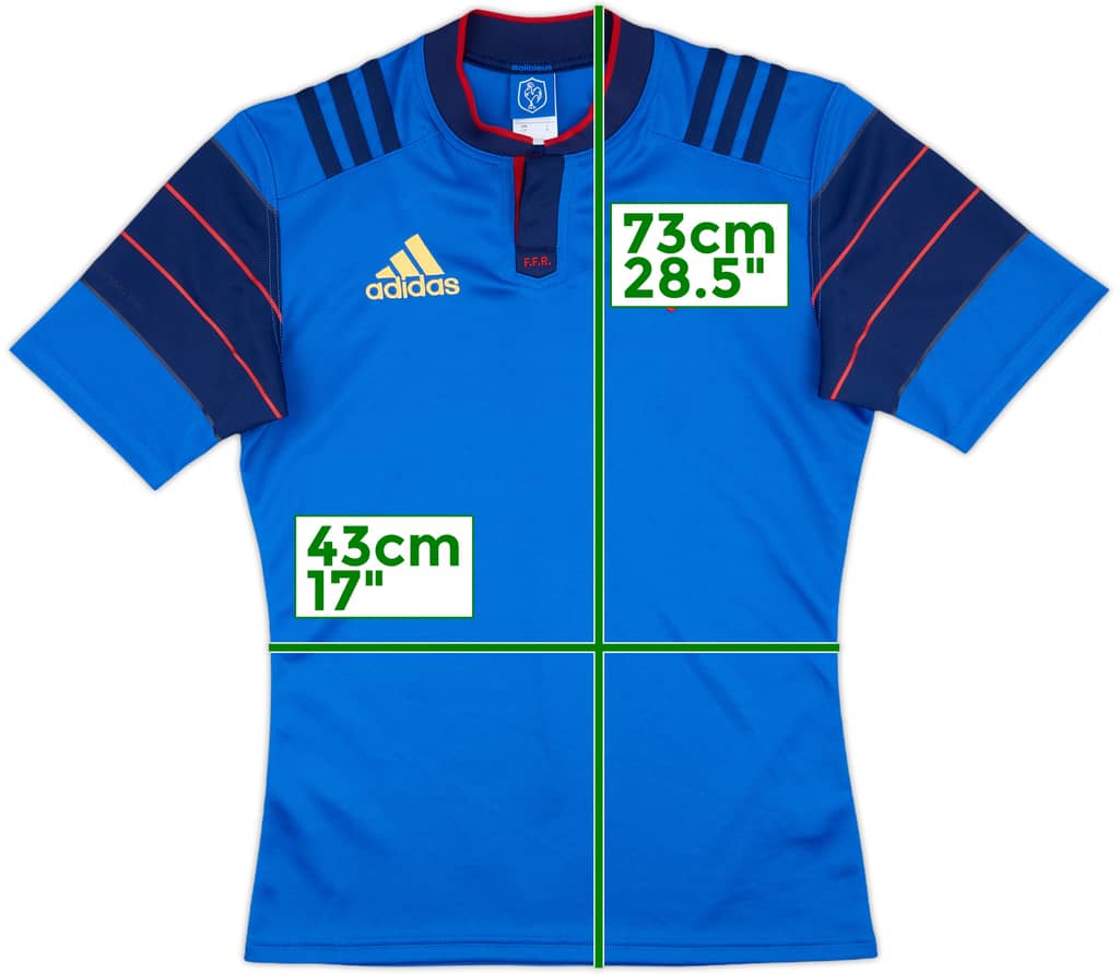 2015 France Rugby Home Shirt - 9/10 - (S)