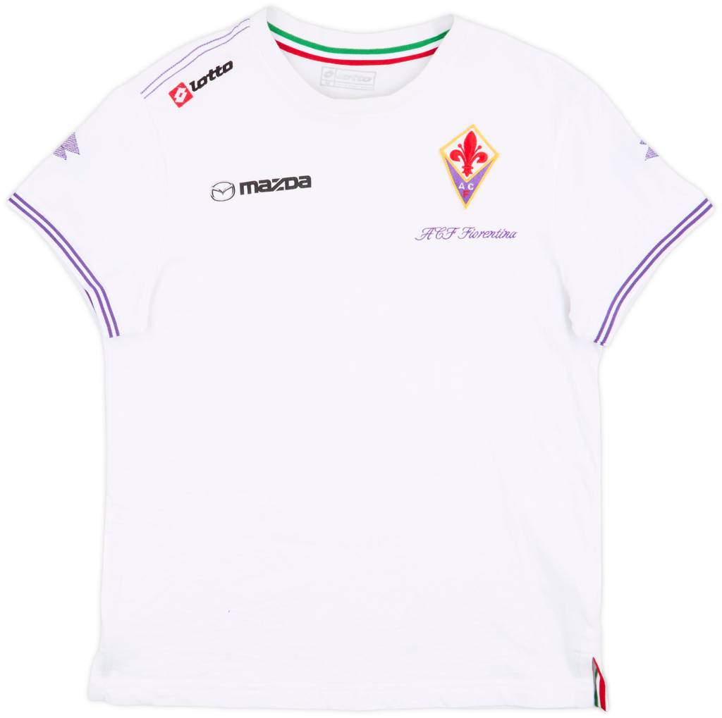2012-13 Fiorentina Lotto Cotton Tee - 7/10 - (M)