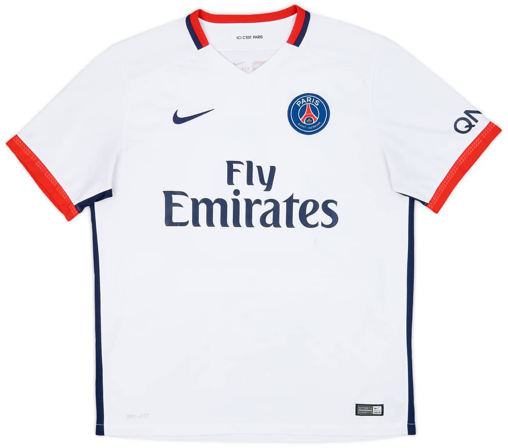 2015-16 Paris Saint-Germain Away Shirt Ibrahimovic #10 - 7/10 - (L)