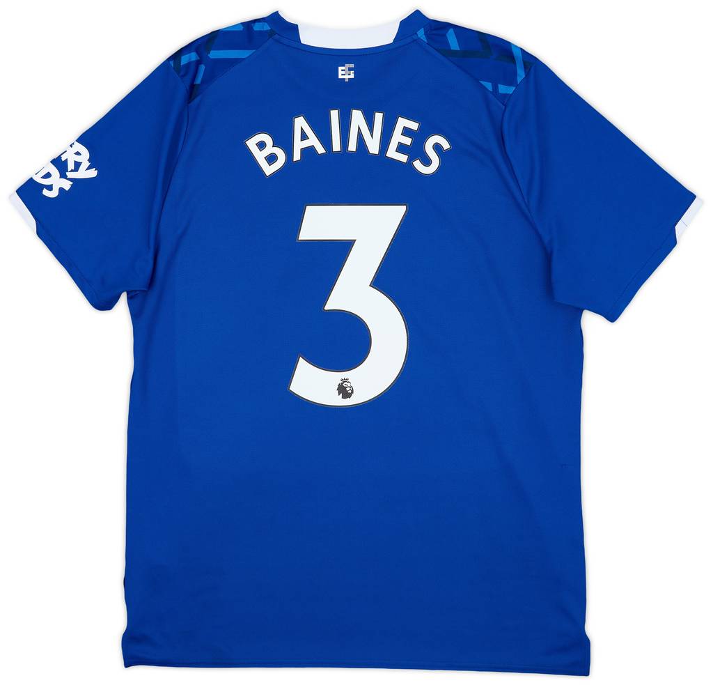 2019-20 Everton Home Shirt Baines #3 - 10/10 - (L)