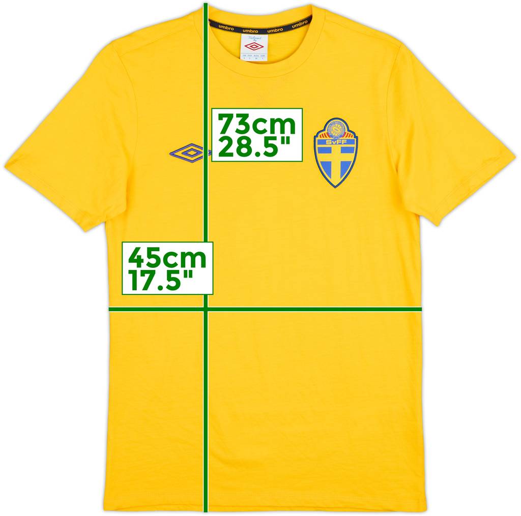 2010-11 Sweden Umbro Cotton Tee - 9/10 - (S)