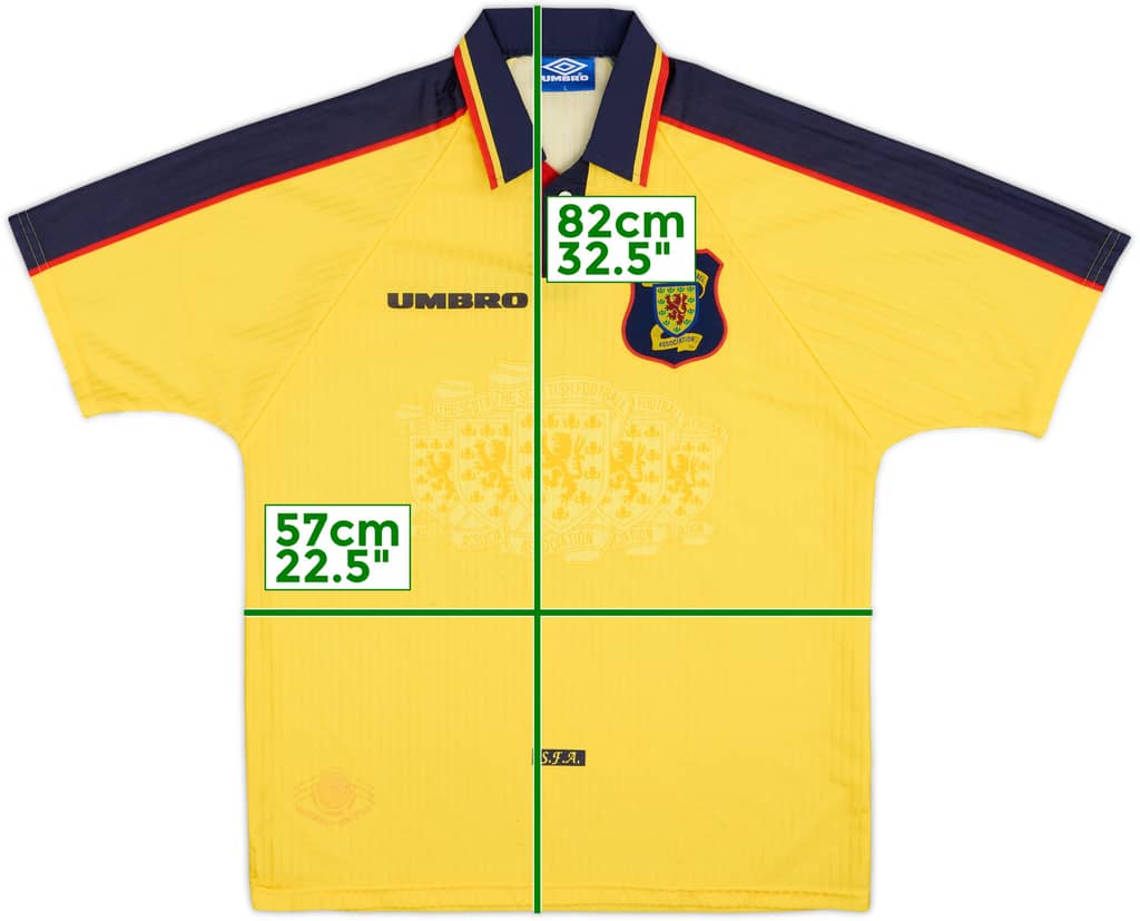 1996-99 Scotland Away Shirt - 6/10 - (L)