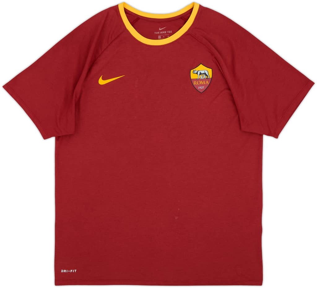 2017-18 Roma Nike Cotton Tee - 6/10 - (XL)