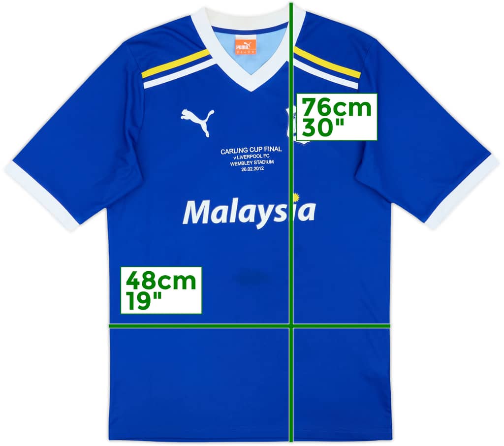 2011-12 Cardiff 'Carling Cup Final' Home Shirt - 6/10 - (M)