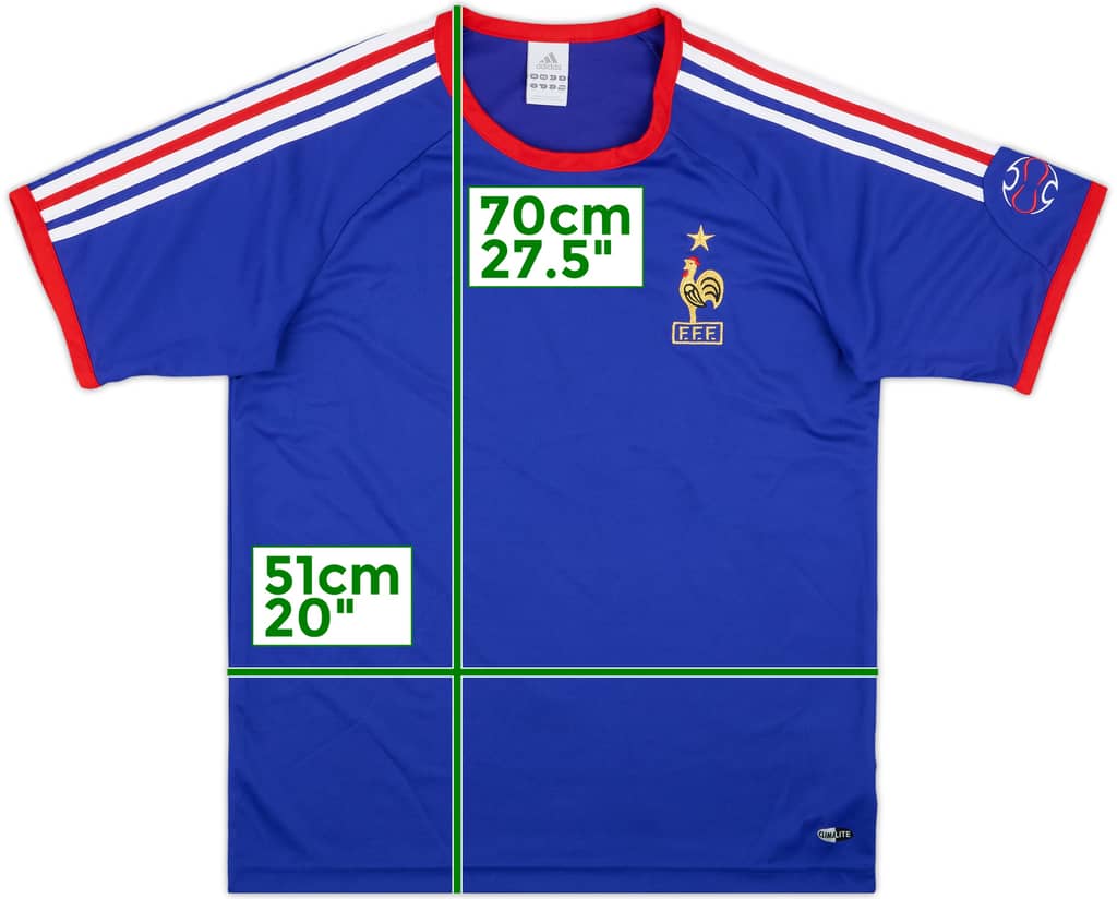 2006-08 France adidas Training Shirt - 9/10 - (M)