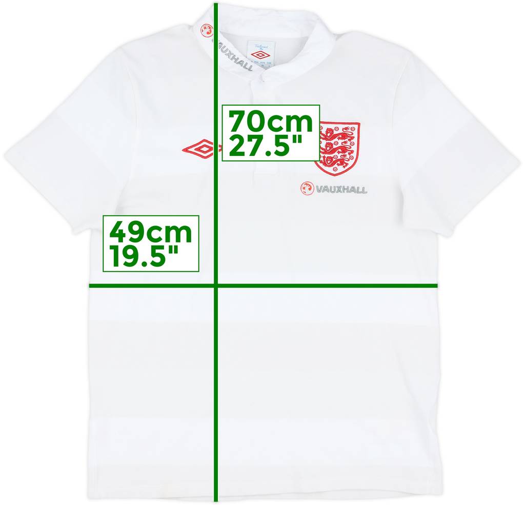 2012-13 England Umbro Polo Shirt - 8/10 - (L)