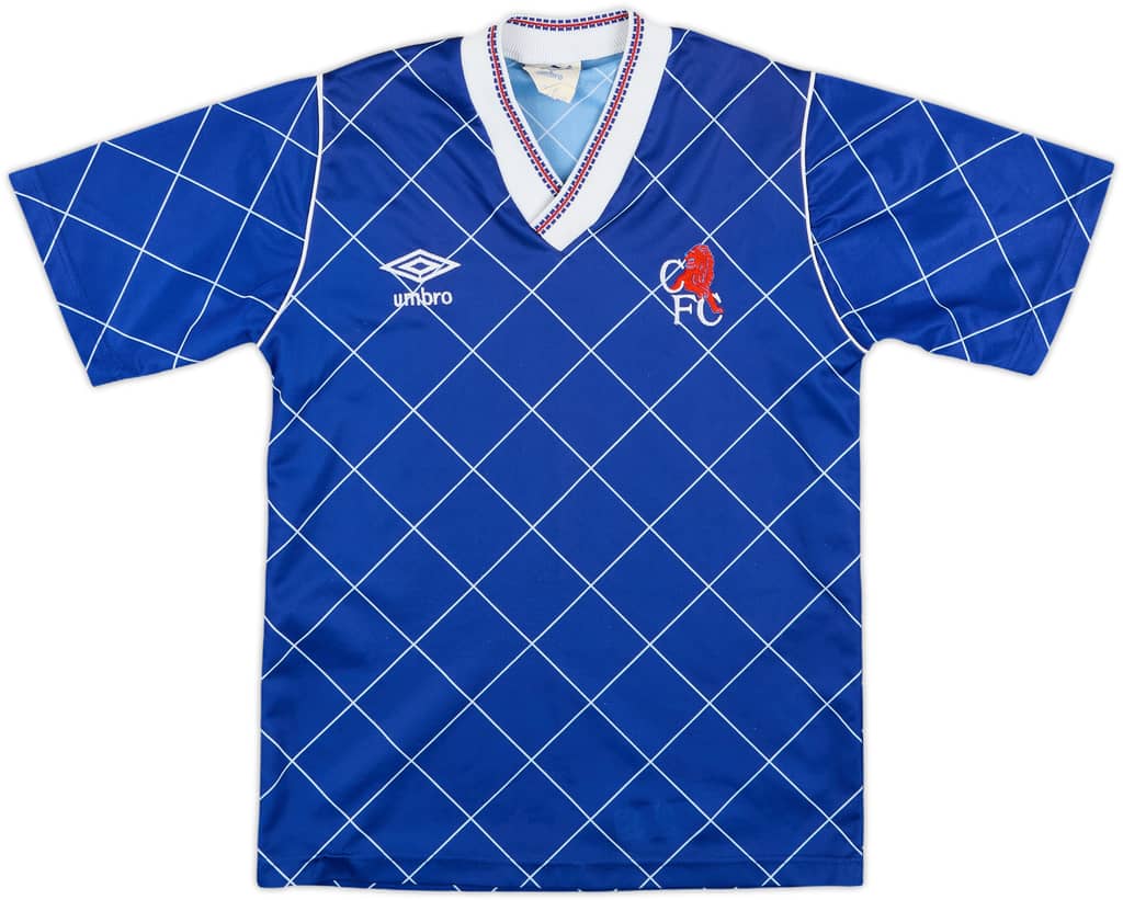1987-89 Chelsea Home Shirt - 8/10 - (M.Boys)