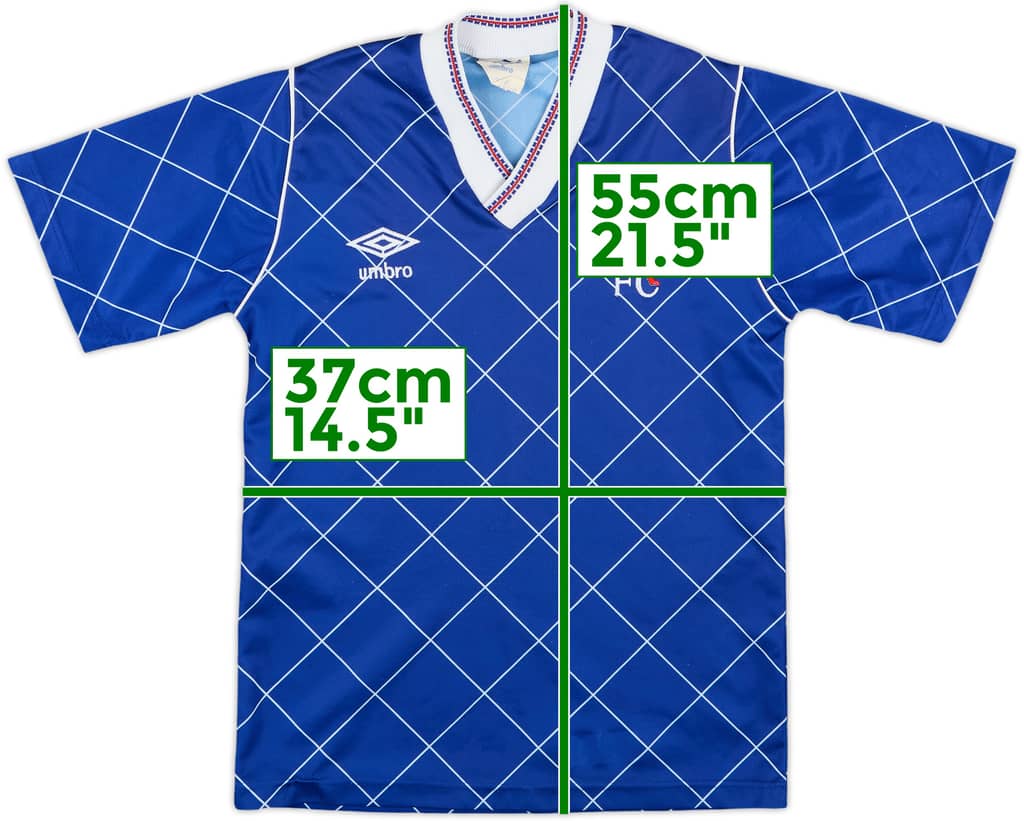 1987-89 Chelsea Home Shirt - 8/10 - (M.Boys)