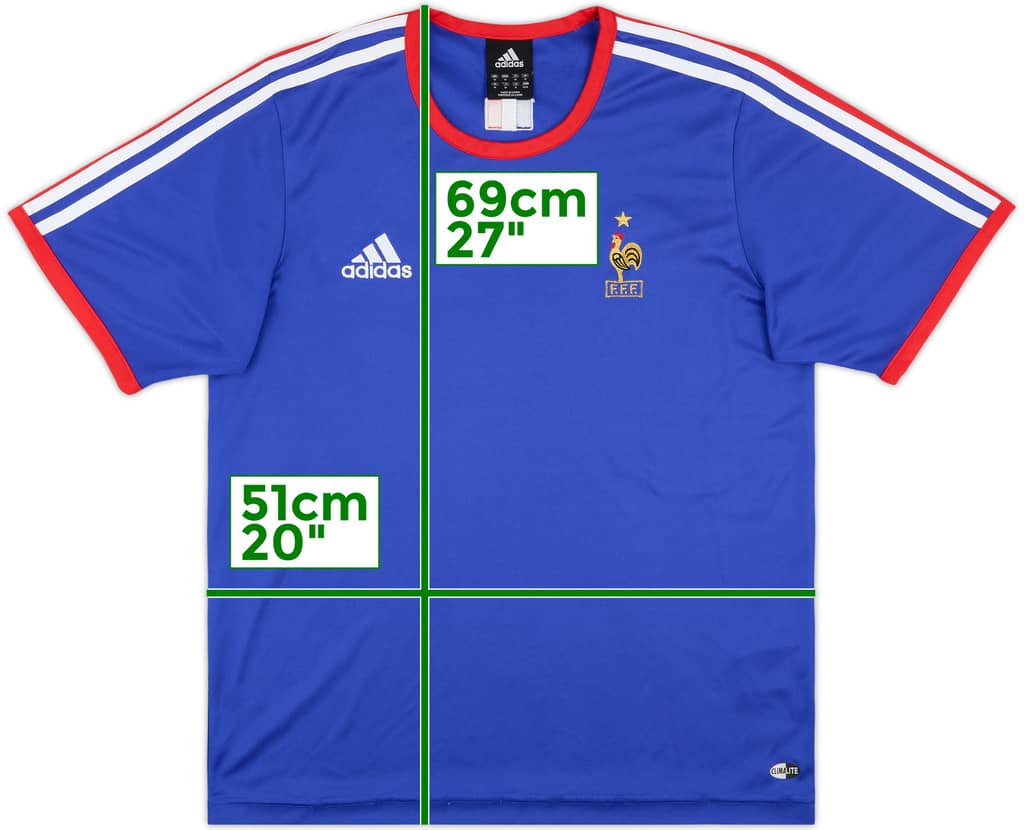 2004-06 France adidas Training Shirt - 8/10 - (M)