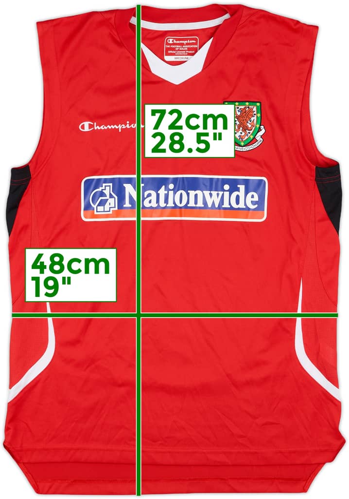2008-09 Wales Champion Training Vest - 7/10 - (M)