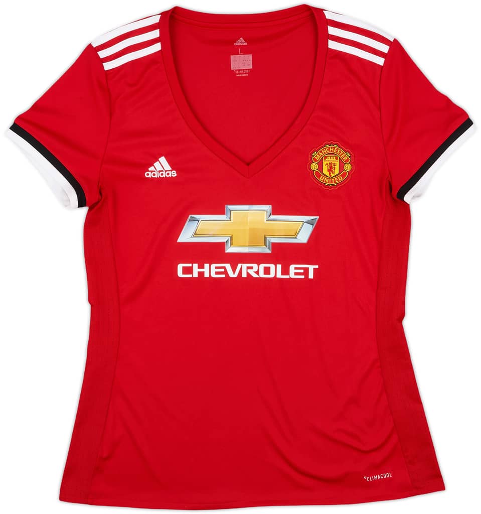 2017-18 Manchester United Home Shirt - 8/10 - (Women's L)