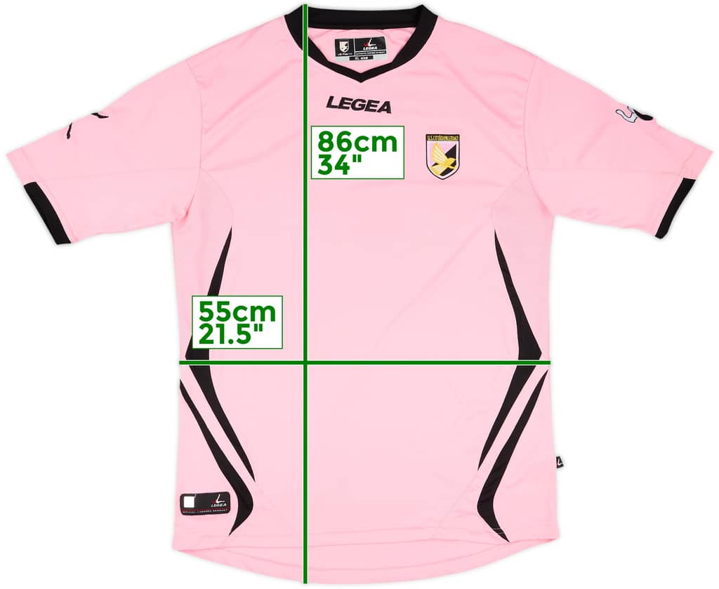 2011-12 Palermo Home Shirt - 8/10 - (XL)