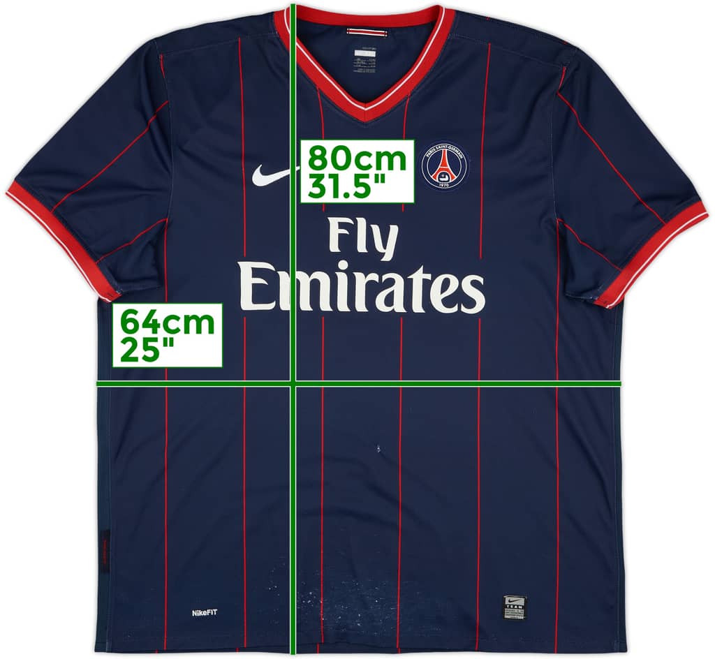 2009-10 Paris Saint-Germain Home Shirt - 4/10 - (XXL)