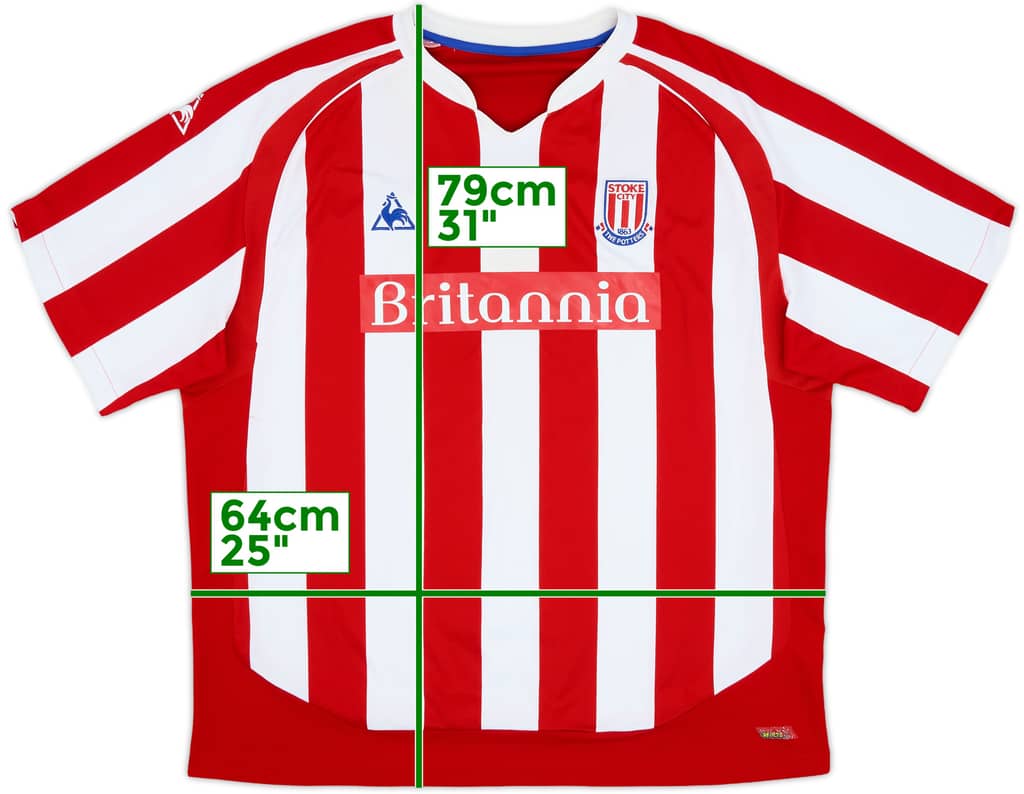2007-08 Stoke City Home Shirt - 7/10 - (5XL)