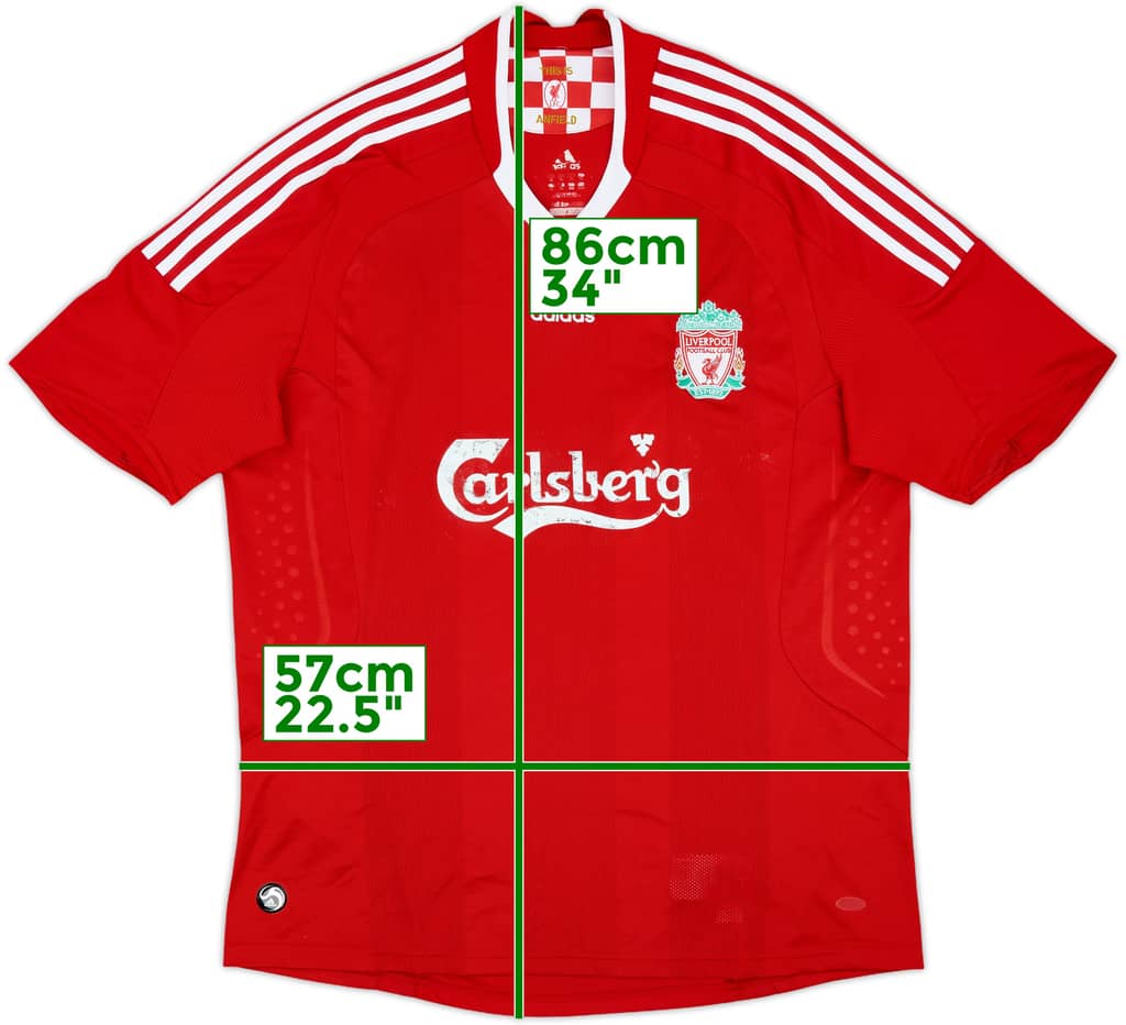 2008-10 Liverpool Home Shirt - 5/10 - (XL)