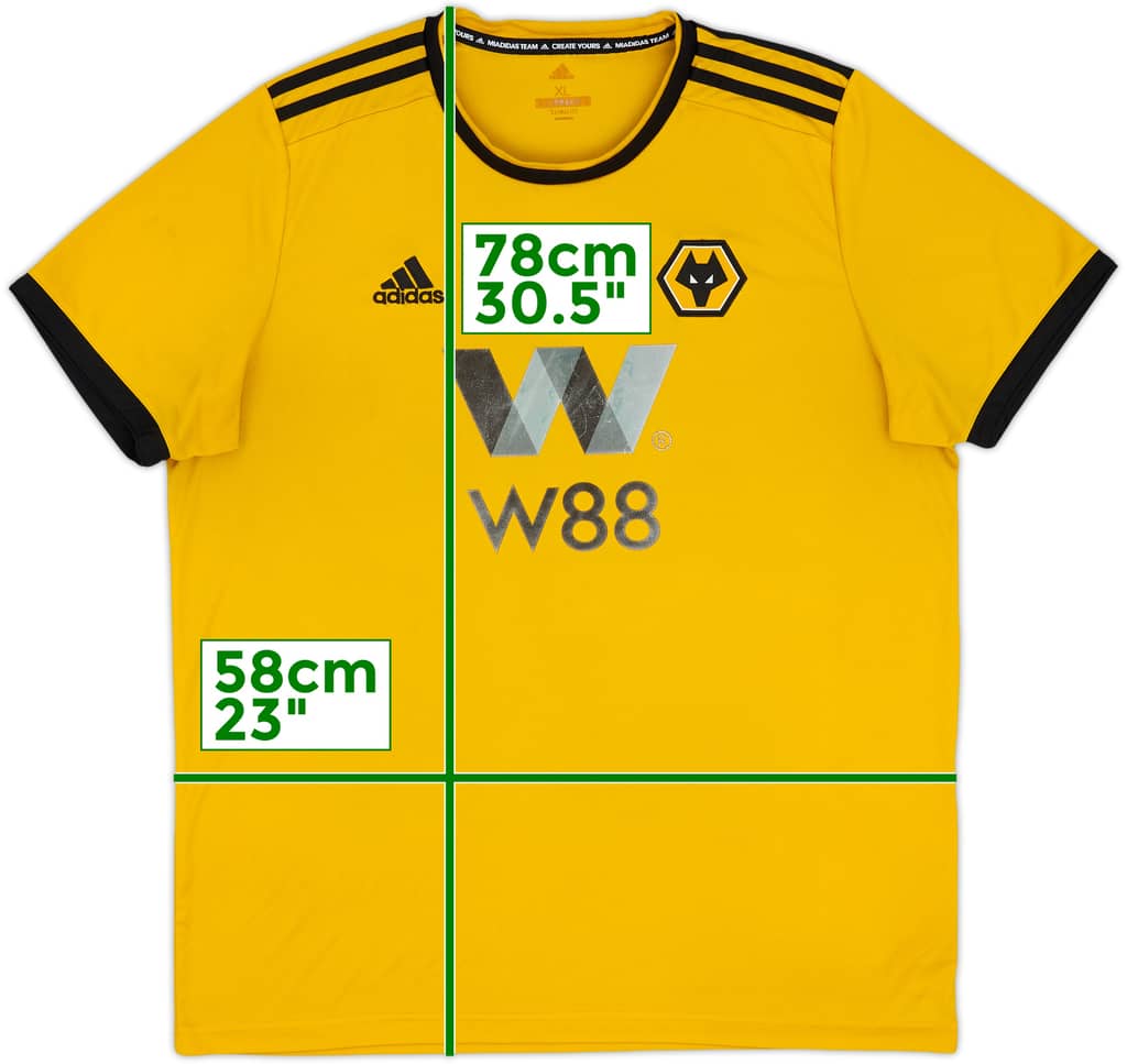 2018-19 Wolves Home Shirt - 4/10 - (XL)
