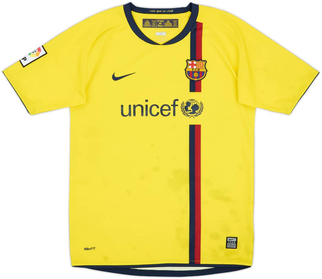 2008-10 Barcelona Away Shirt - 4/10 - (XL.Boys)