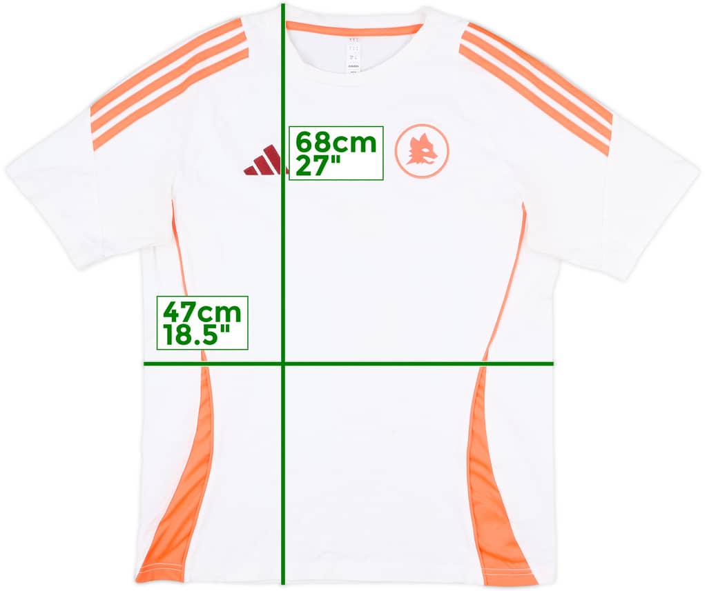 2024-25 Roma adidas Cotton Tee - 5/10 - (S)
