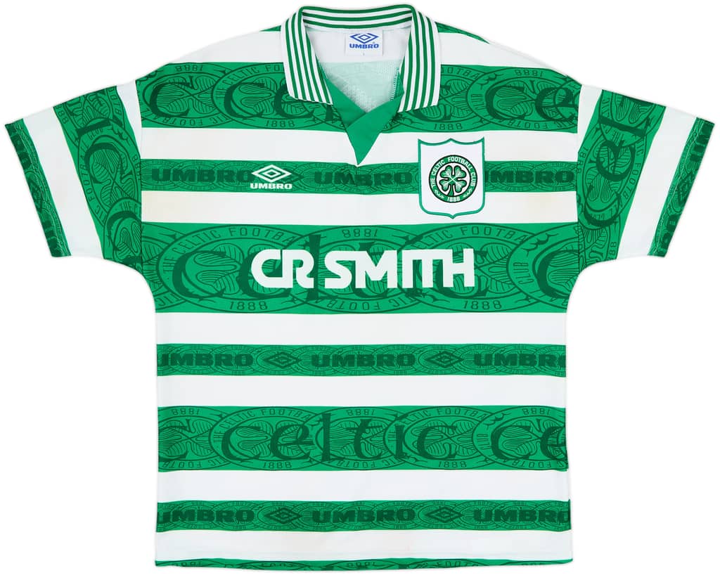1995-97 Celtic Home Shirt - 9/10 - (L)