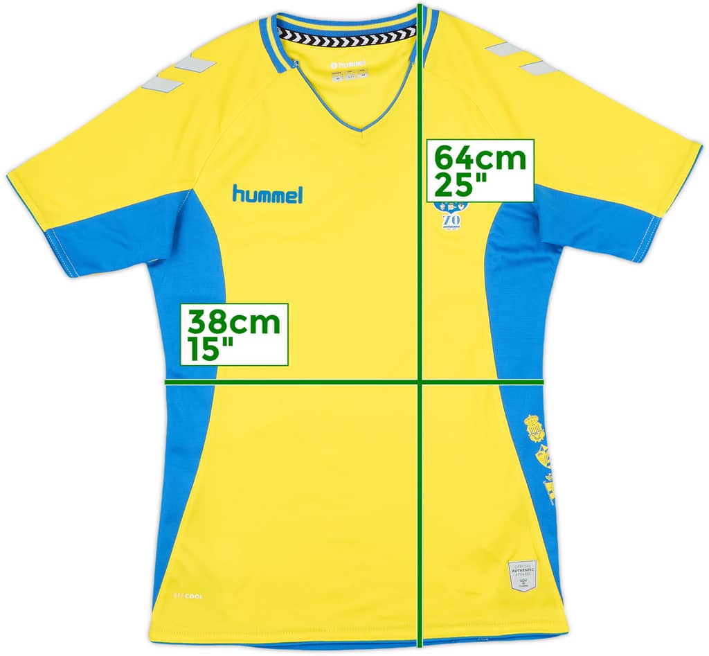 2019-20 Las Palmas Home Shirt - 9/10 - (L.Boys)