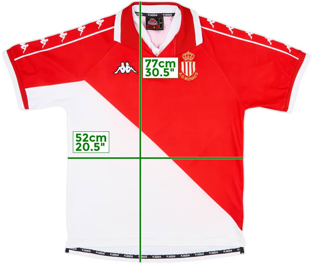 2000-01 Monaco Home Shirt - 5/10 - (S)