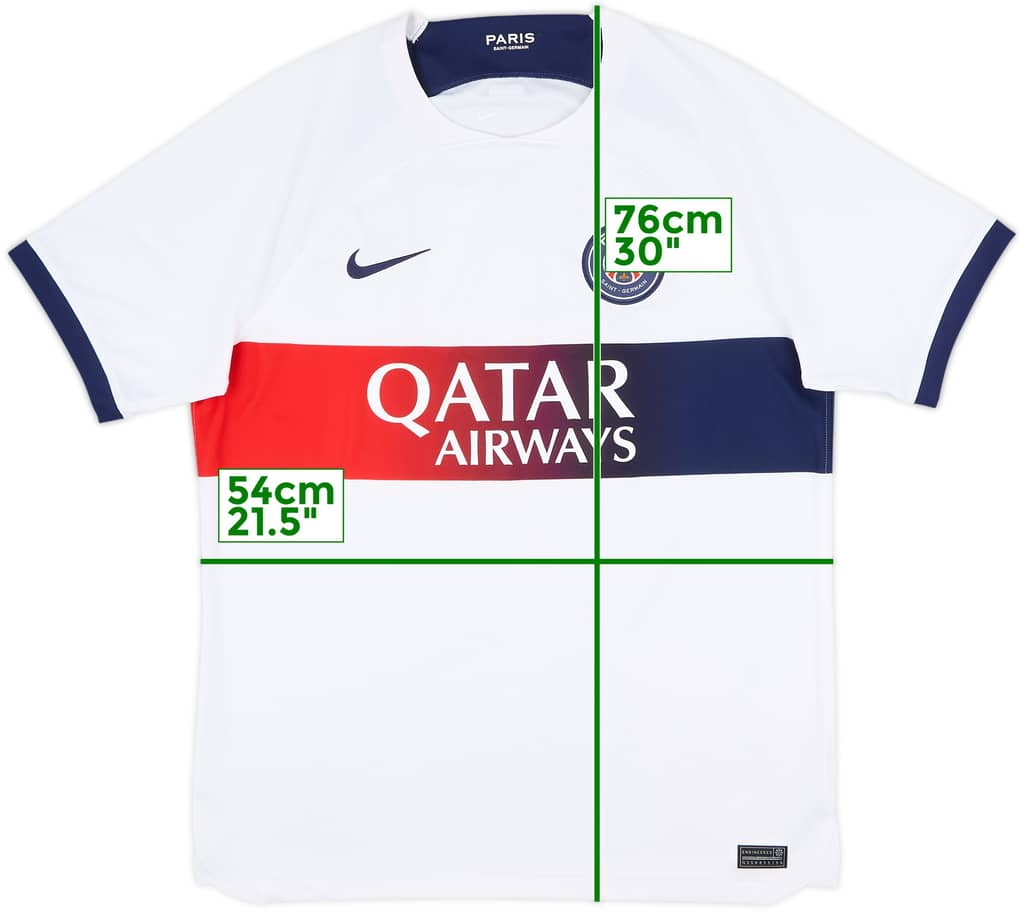 2023-24 Paris Saint-Germain Away Shirt - 6/10 - (L)