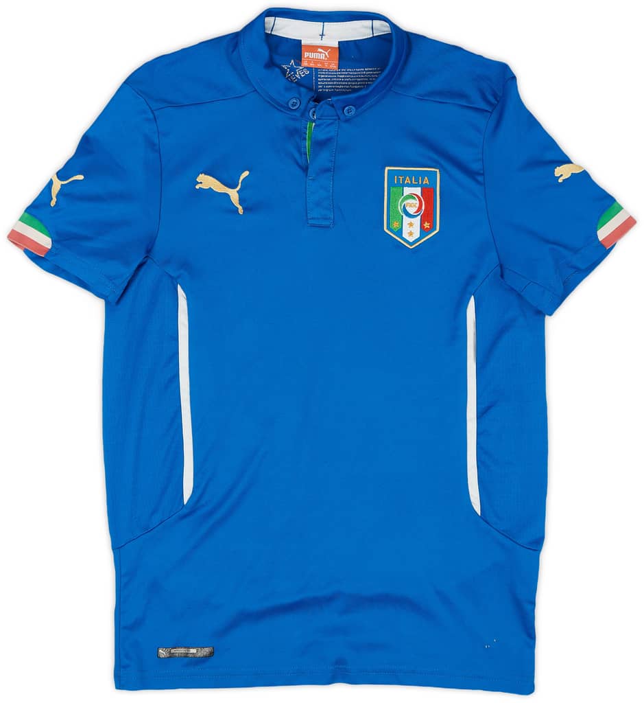 2014-15 Italy Home Shirt - 8/10 - (XL.Boys)