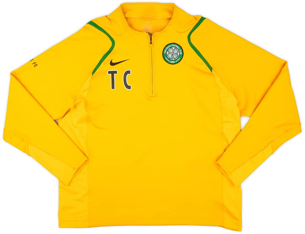2006-07 Celtic Staff Issue 1/4 Zip Track Top (TC) - 9/10 - (XL)