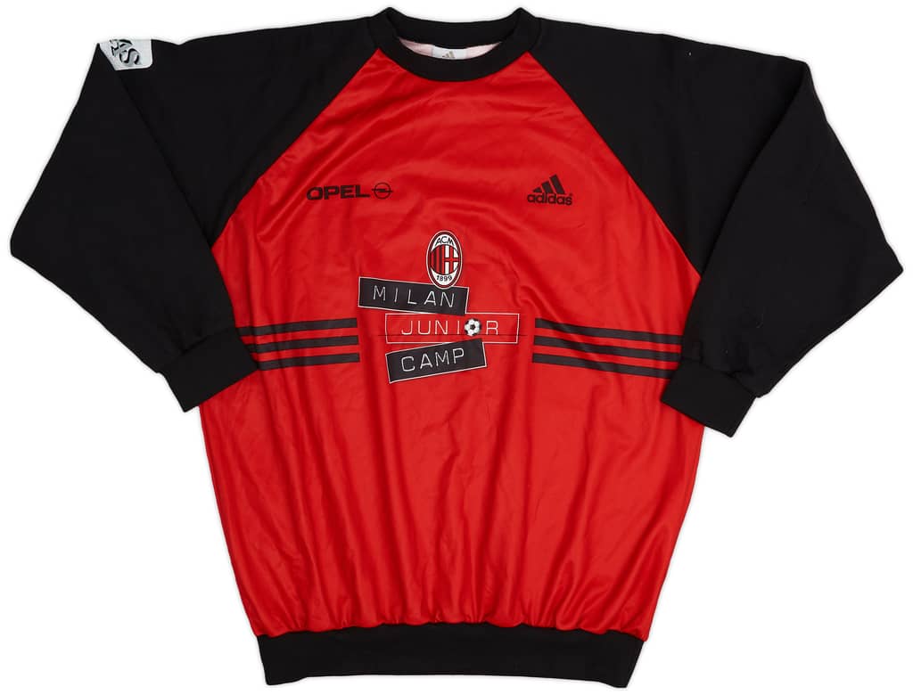 2002-03 AC Milan Junior Camp adidas Sweat Top - 9/10 - (XXL)