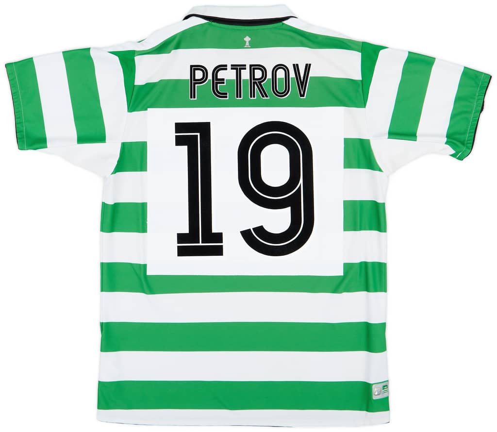 2004-05 Celtic Home Shirt Petrov #19 - 8/10 - (L)