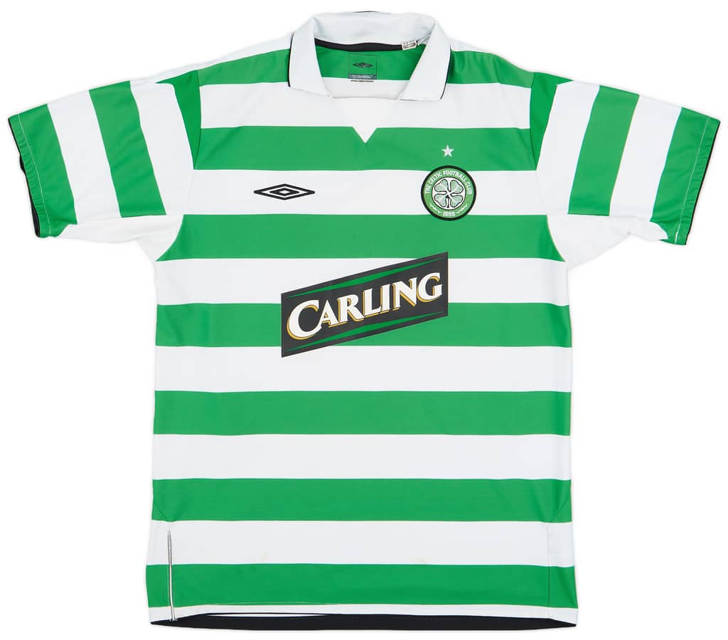 2004-05 Celtic Home Shirt Petrov #19 - 8/10 - (L)