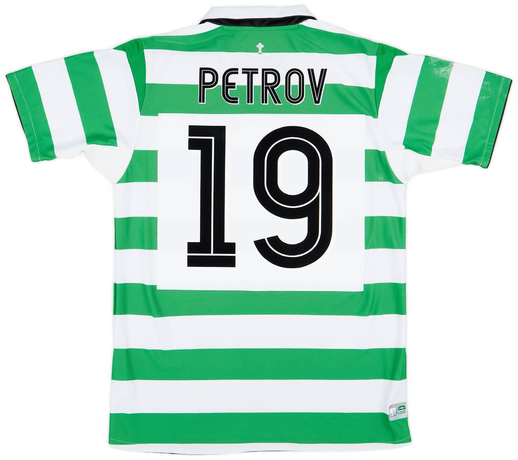 2004-05 Celtic Home Shirt Petrov #19 - 8/10 - (M)