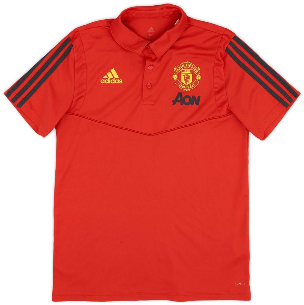 2019-20 Manchester United adidas Training Polo - 9/10 - (M)