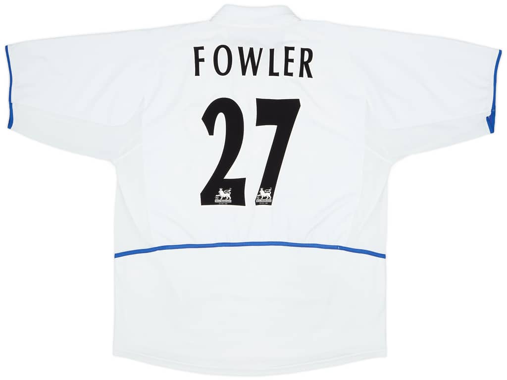 2002-03 Leeds United Home Shirt Fowler #27 - 8/10 - (XXL)