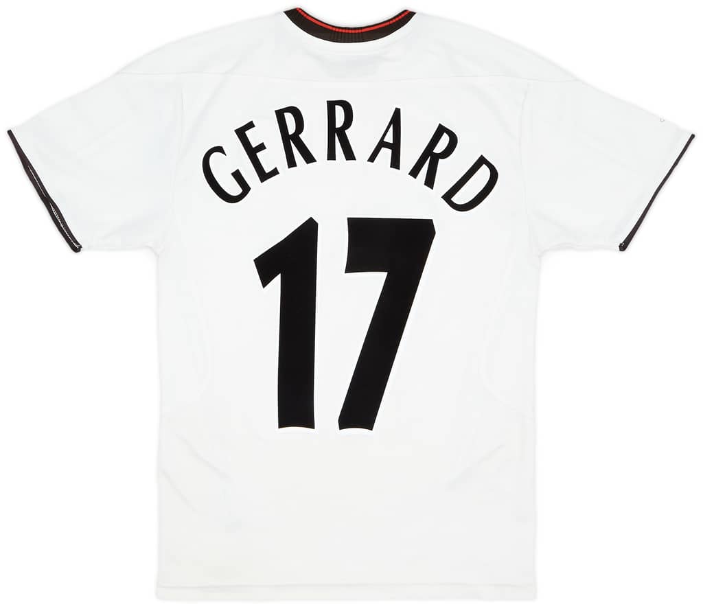 2003-04 Liverpool Away Shirt Gerrard #17 - 6/10 - (S)