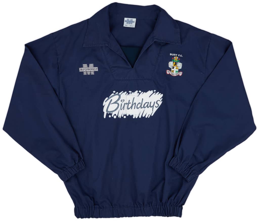 1993-94 Bury Matchwinner Drill Top - 8/10 - (S)