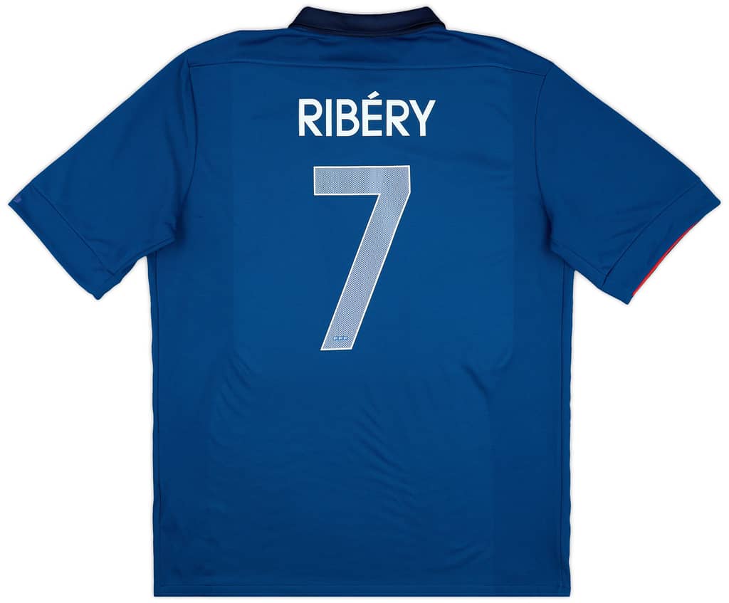 2011-12 France Home Shirt Ribery #7 - 8/10 - (S)