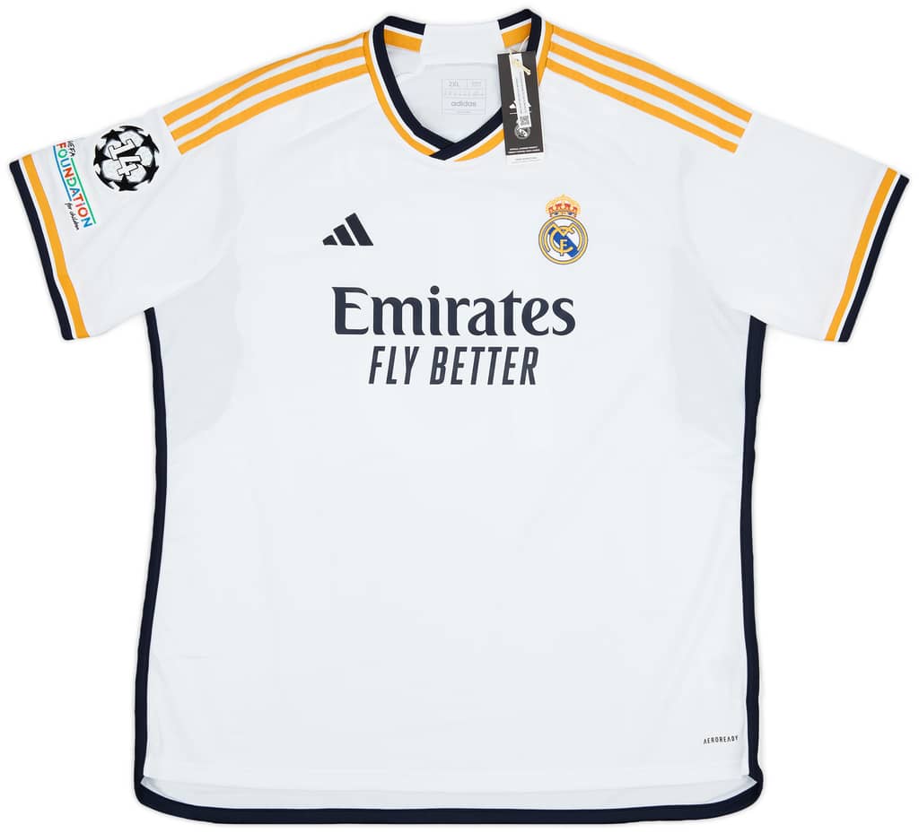2023-24 Real Madrid Home Shirt Valverde #15 (XXL)