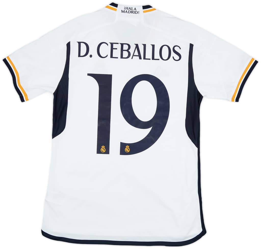 2023-24 Real Madrid Home Shirt D. Ceballos #19 (M)